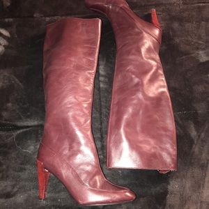 Diane Von Furstengberg leather boots